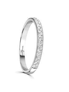 Brown & Newirth Sweetheart 0.20ct Brilliant Cut Diamond Eternity Ring in 9ct White Gold