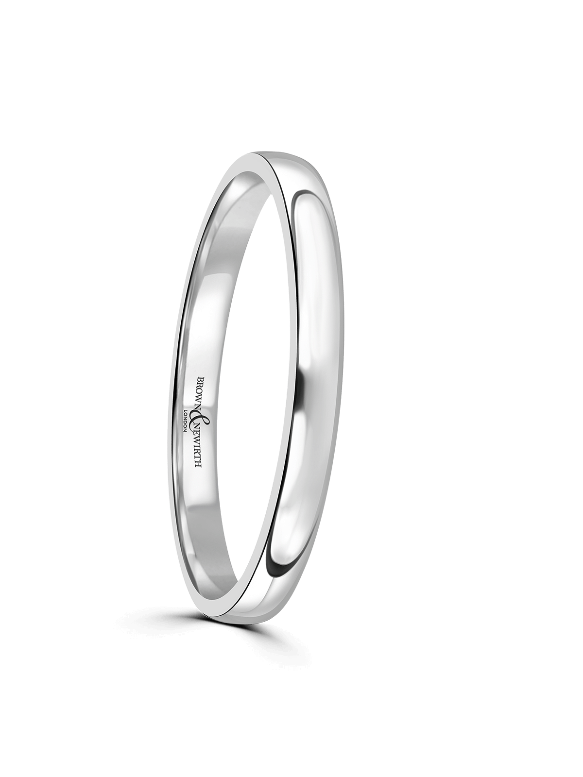 Brown & Newirth Timeless 2.5mm Wedding Ring in Platinum