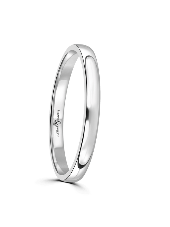 2.5mm Platinum Wedding Ring