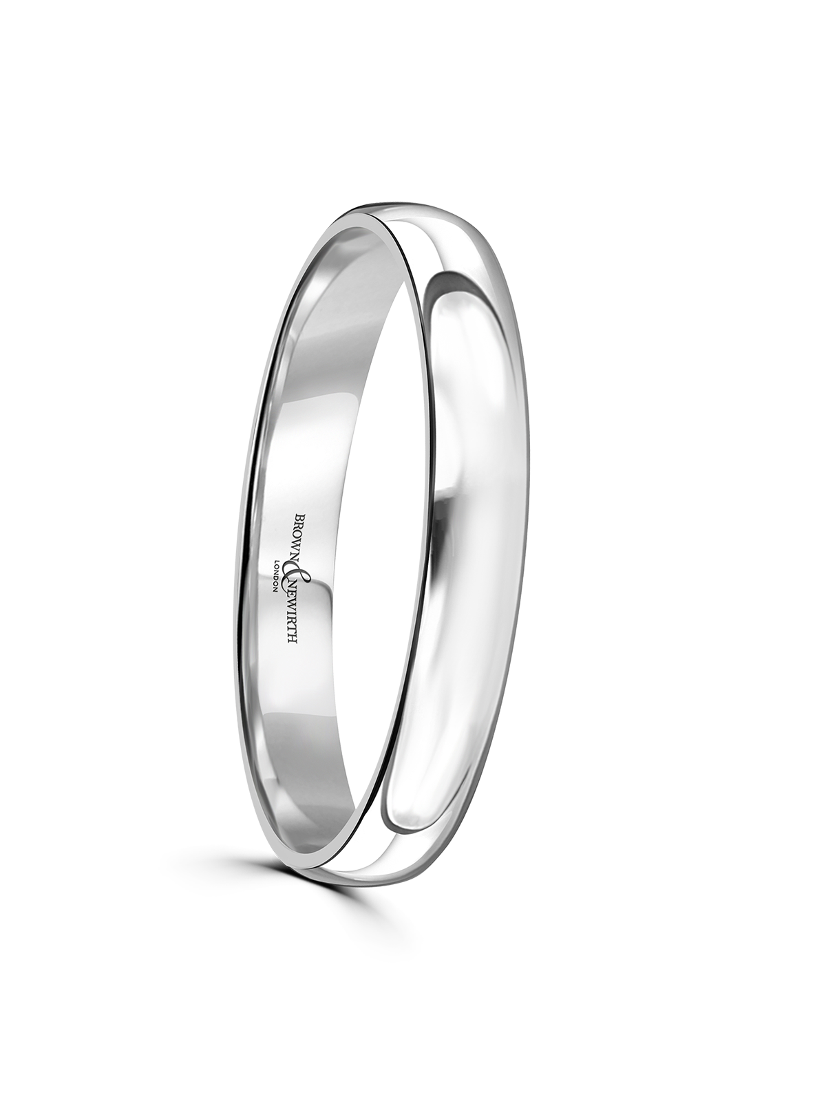 Brown & Newirth Timeless 4mm Wedding Ring in Platinum
