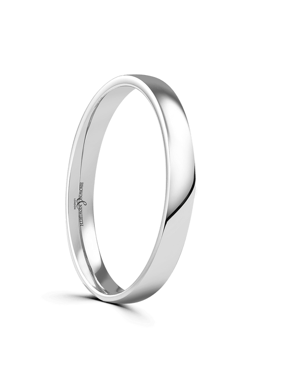 2.5mm Platinum Wedding Ring