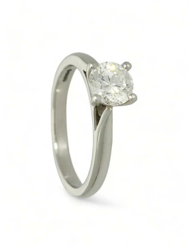SALE Diamond Solitaire Engagement Ring 