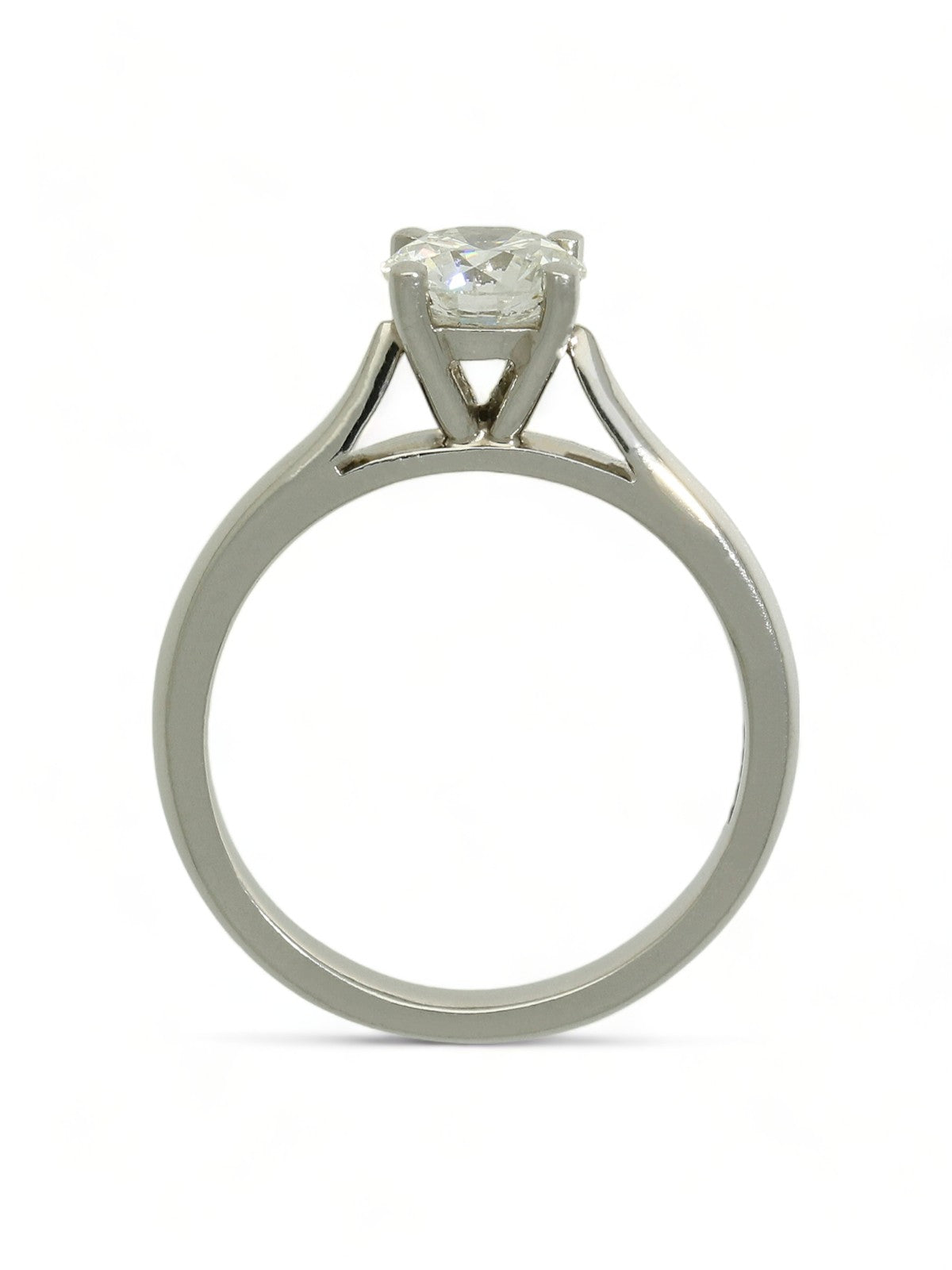 SALE Diamond Solitaire Engagement Ring "The Catherine Collection" Certificated 1.00ct Round Brilliant Cut in Platinum