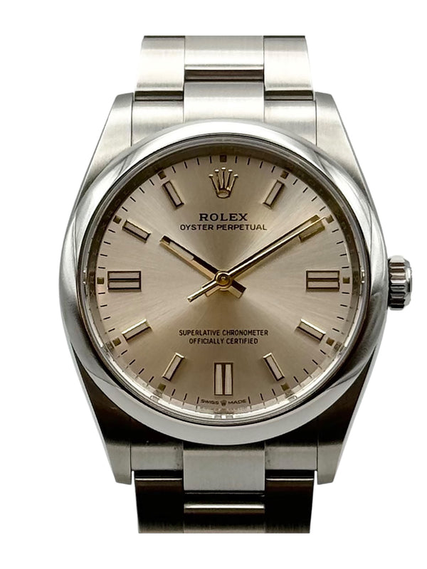 Pre Owned Rolex Oyster Perpetual Steel Automatic Watch 36mm on Oyster Bracelet