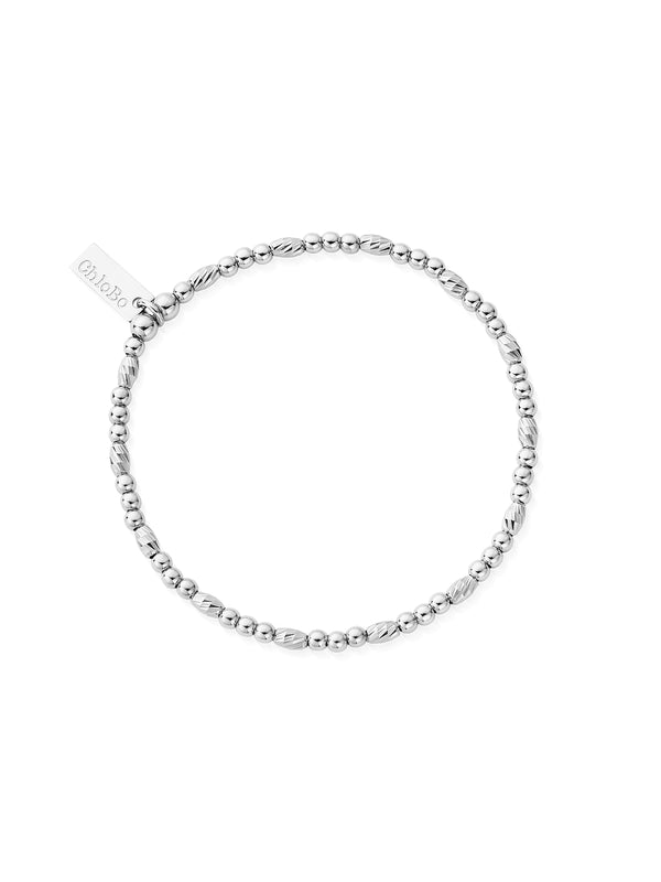 ChloBo Dainty Sparkle Bracelet in Silver SBDSP