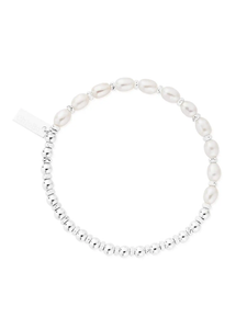 ChloBo Story of Love Bracelet in Silver SBSPEARL