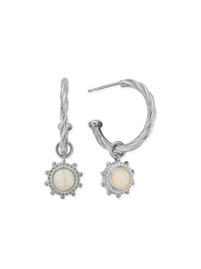 ChloBo New Hope Hoop Earrings in Silver SEH3304