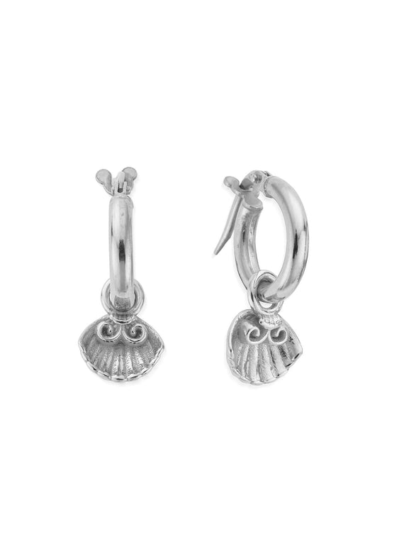 ChloBo Travel Seeker Small Hoop Earrings in Silver SEH3402