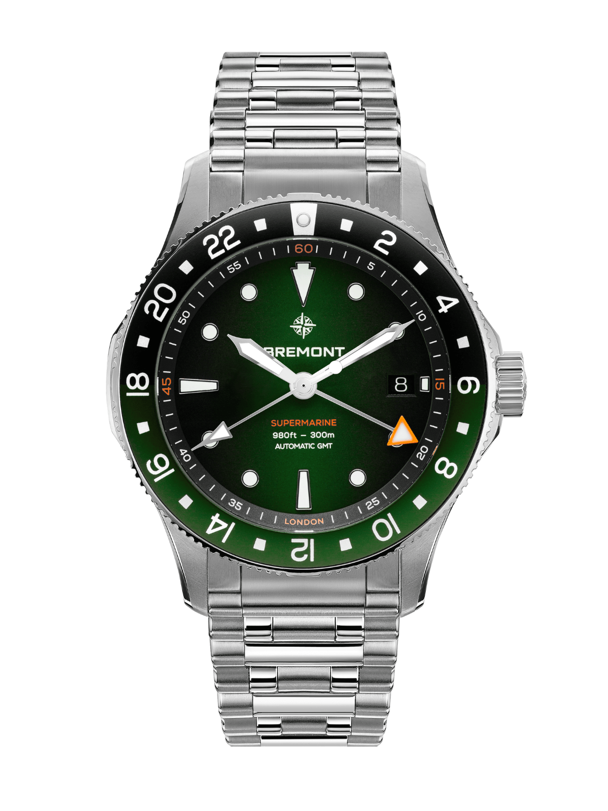 Bremont Supermarine 300m GMT "Tundra" Green Watch 40mm SM40-GMT-SS-BNSK-B