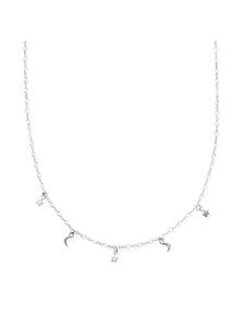 ChloBo Night Sky Necklace in Silver SN3326