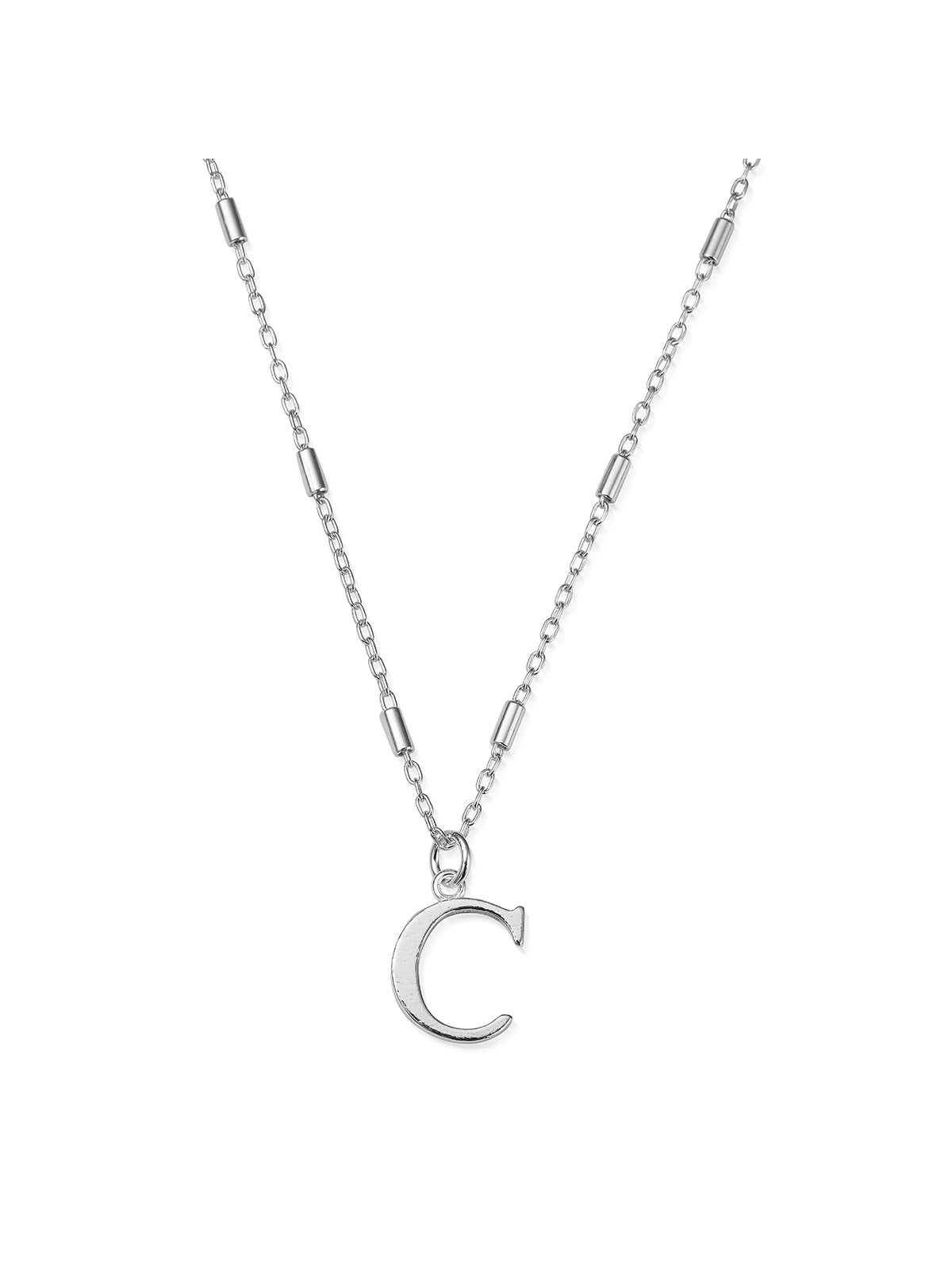 ChloBo Iconic Initial C Necklace in Silver SNCC4040C