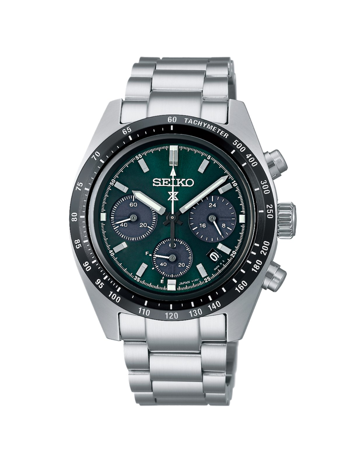 Seiko Prospex "Deep Green" Speedtimer Solar Chronograph Watch 39mm SSC933P1