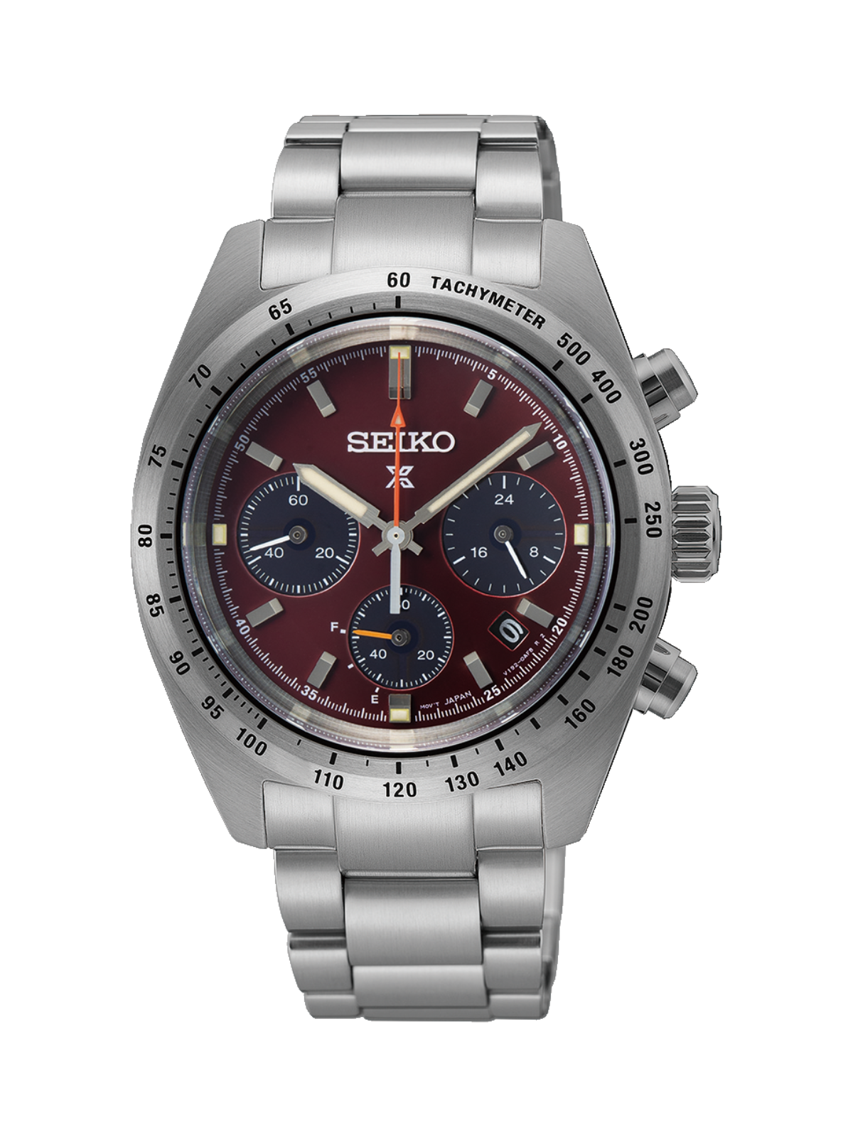 Seiko Prospex Speedtimer European Exclusive "Factory Red" Watch 39mm SSC953P1