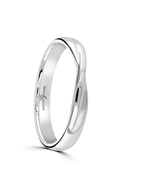 Brown & Newirth Adorn Wedding Ring in 9ct White Gold