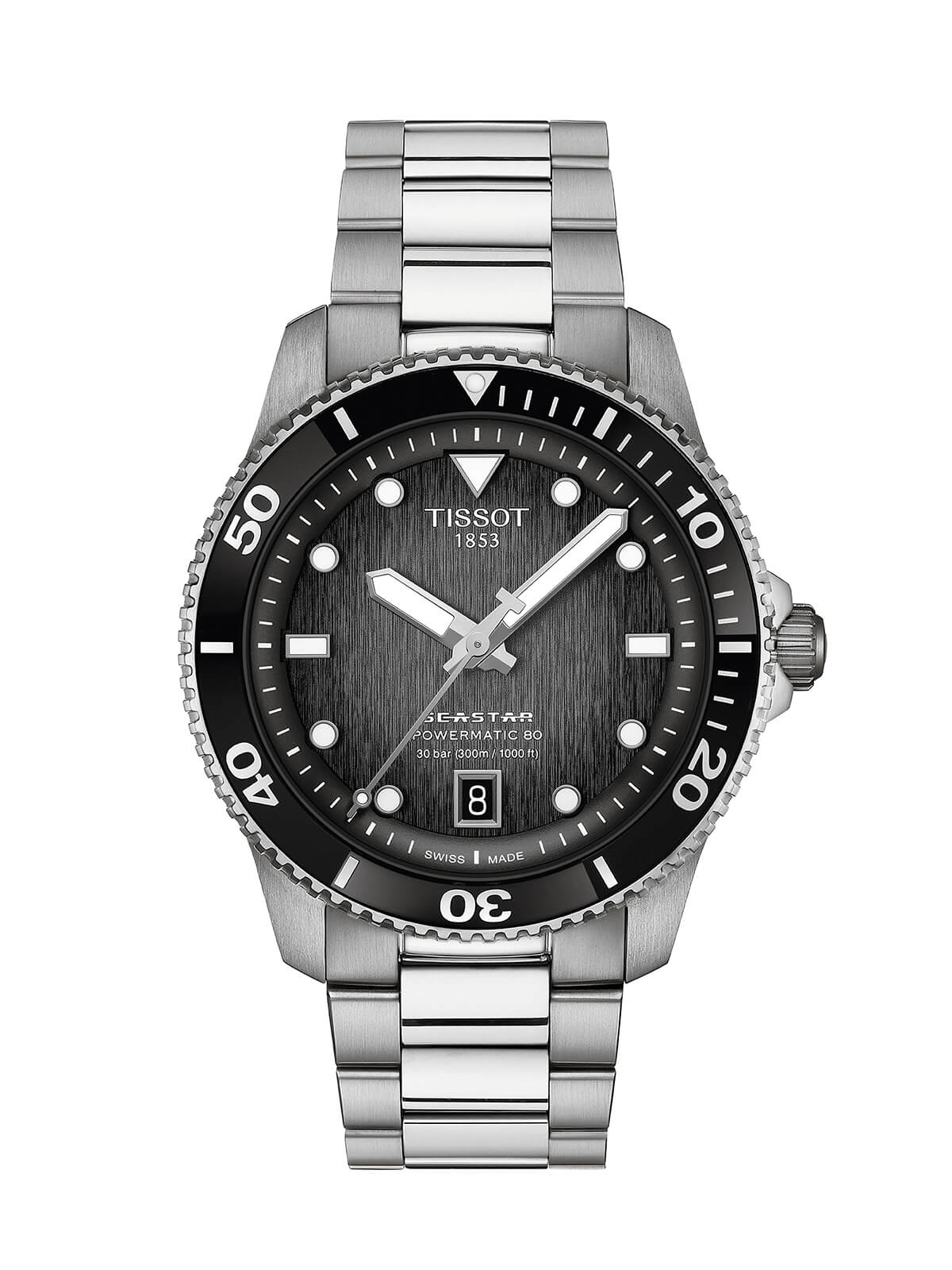 Tissot Seastar 1000 Powermatic 80 Watch 40mm T120.807.11.091.00