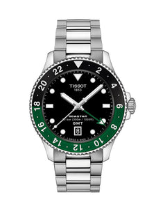 Tissot Seastar 1000 GMT Watch 40mm T120.852.11.051.00