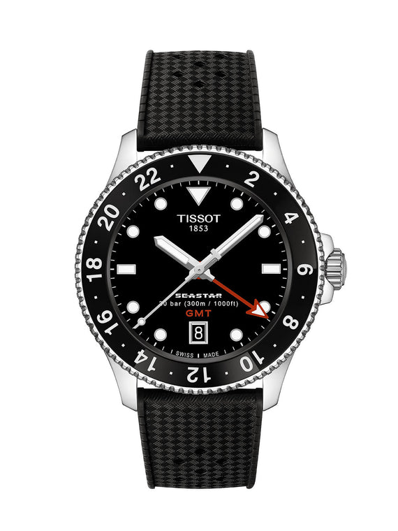 Tissot Seastar 1000 GMT Watch 40mm T120.852.17.051.00