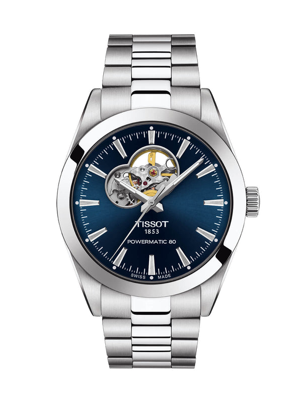 Tissot Gentleman Powermatic 80 Open Heart Watch 40mm T127.407.11.041.01