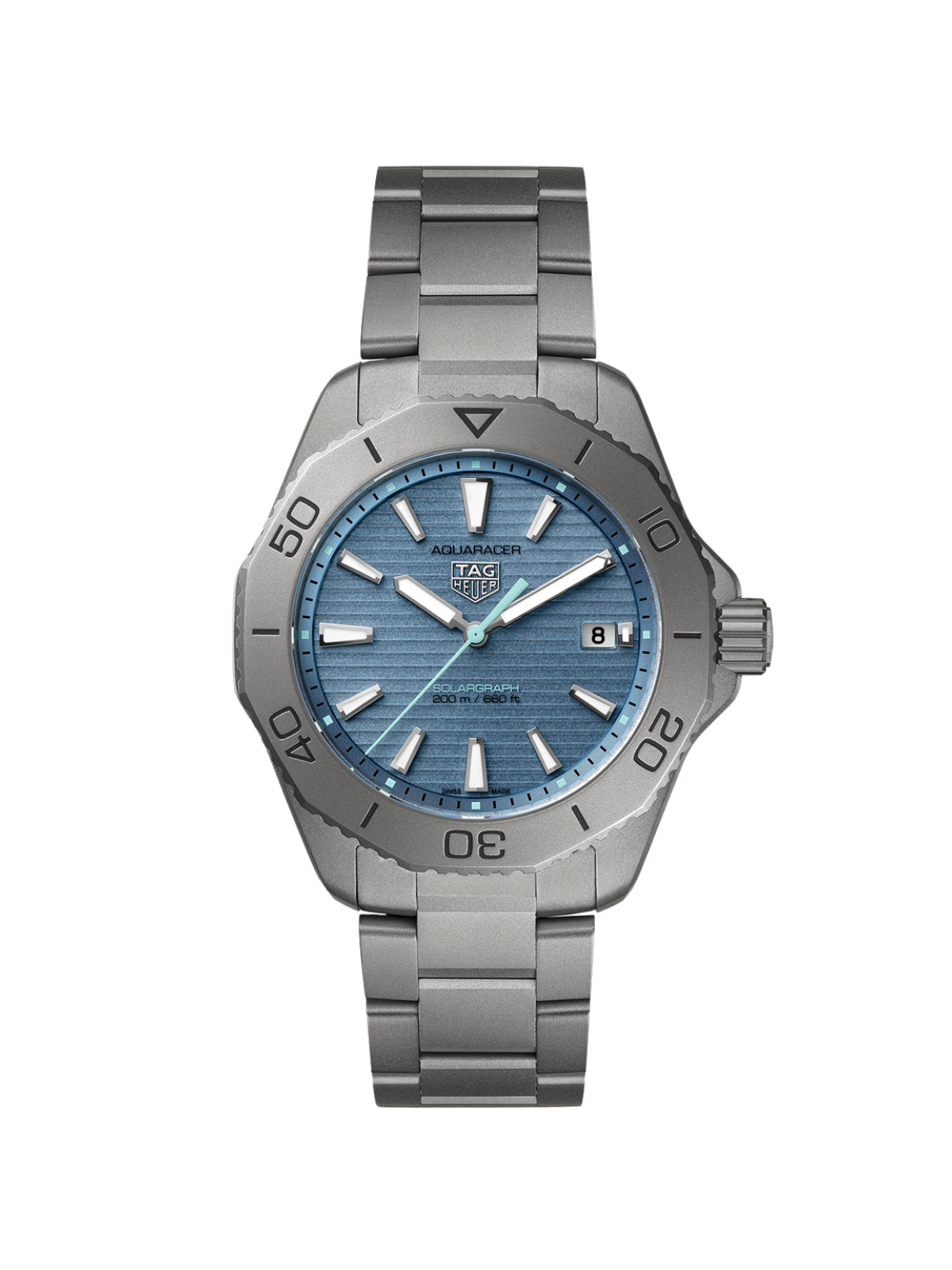 TAG Heuer Aquaracer Professional 200 Solargraph Watch 40mm WBP1182.BF0000