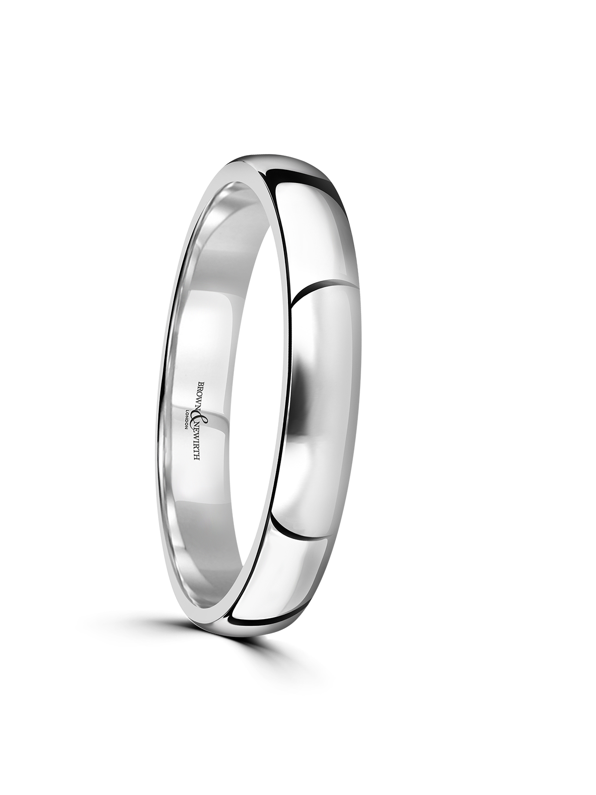 Brown & Newirth Simplicity 3mm Wedding Ring in Platinum