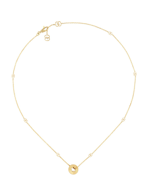 Gucci Icon 18ct Yellow Gold Star Necklace