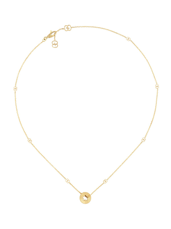 Gucci Icon Star Necklace in 18ct Yellow Gold