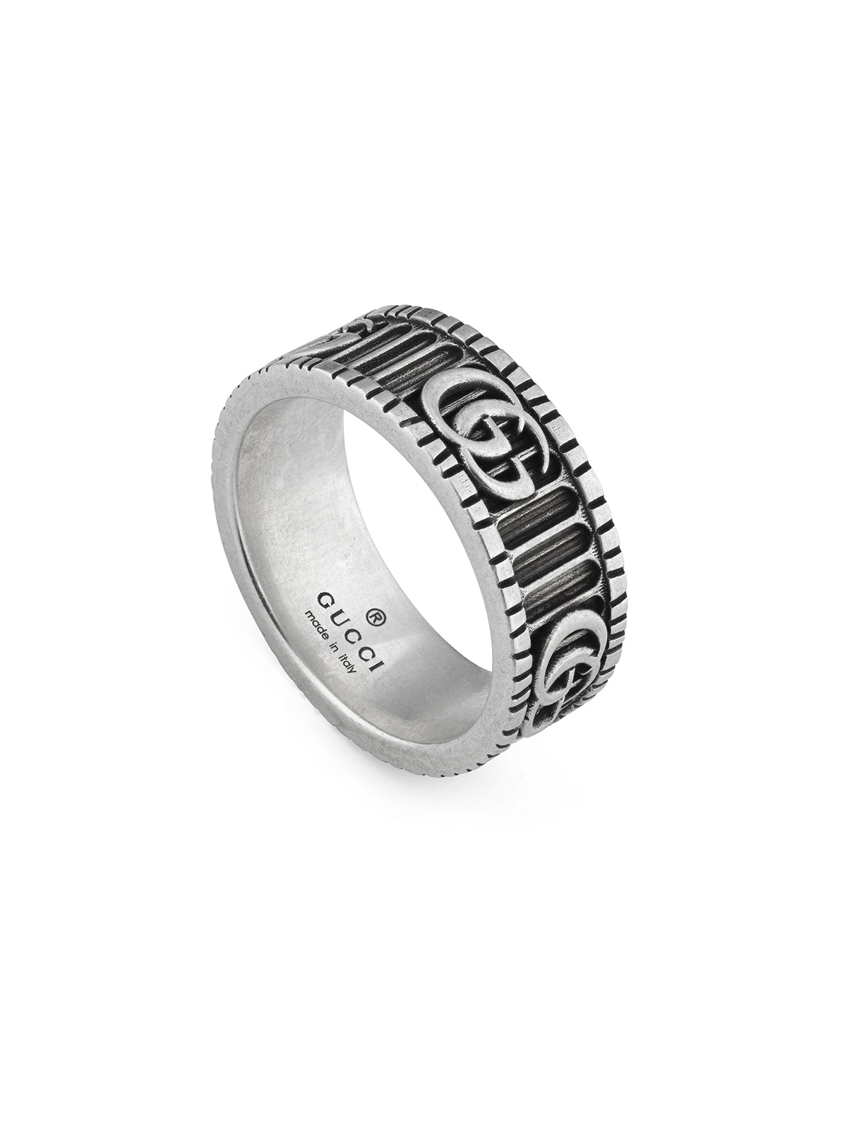 Gucci GG Marmont 8mm Silver Ring