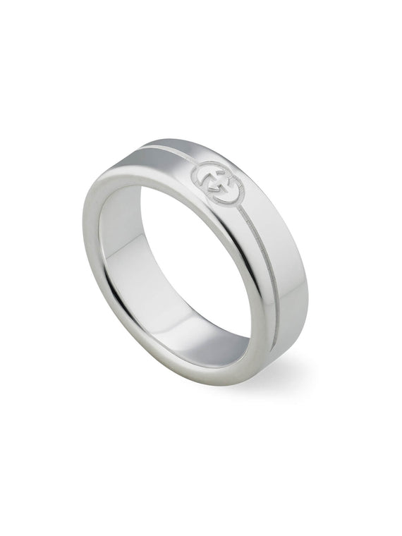 Gucci Tag 6mm Ring in Silver - Size 15