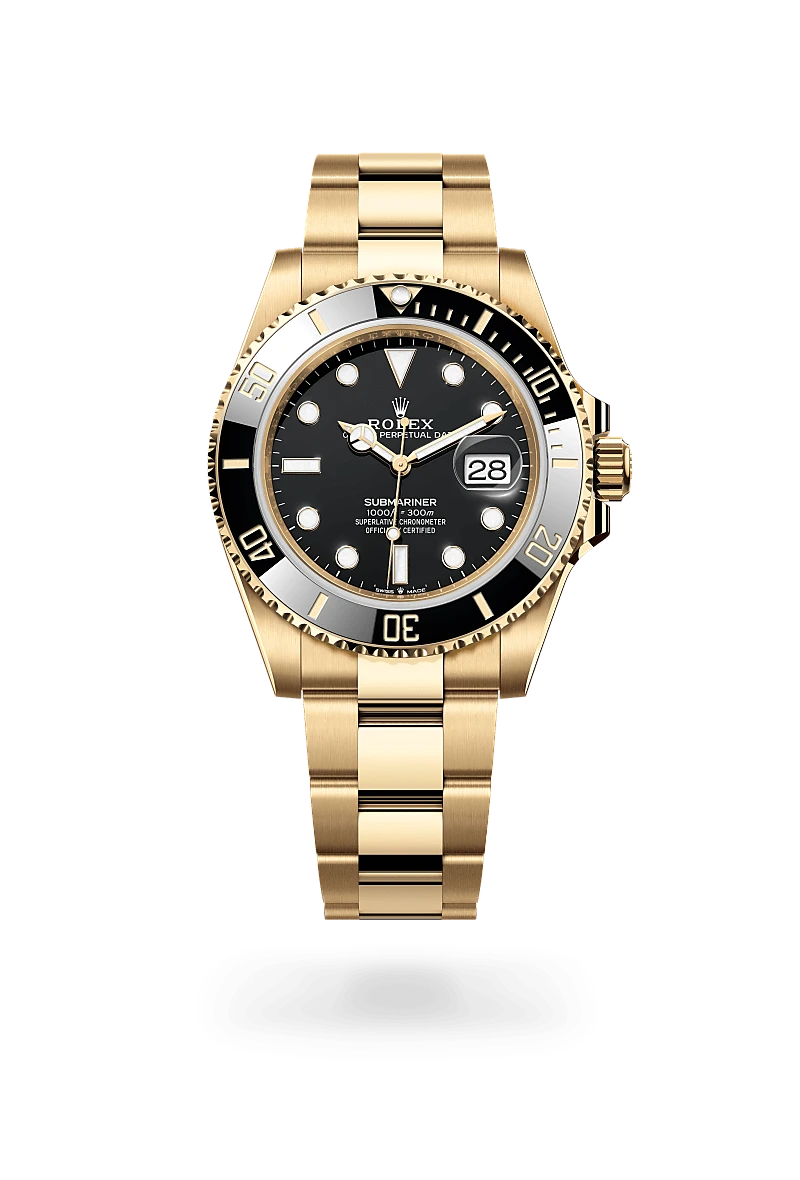 Rolex  Oyster, 41 mm, yellow gold