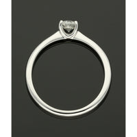 Diamond Solitaire Engagement Ring 0.25ct Round Brilliant Cut in 18ct White Gold