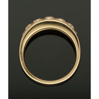 Five Stone Diamond Ring 1.08ct Round Brilliant Cut in 18ct Rose Gold