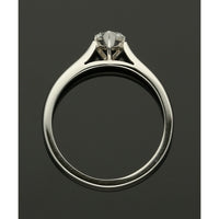 Diamond Solitaire Engagement Ring "The Sophia Collection" Certificated 0.40ct Pear Cut in Platinum