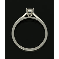 SALE Diamond Solitaire Engagement Ring "The Grace Collection" Certificated 0.30ct Princess Cut in Platinum