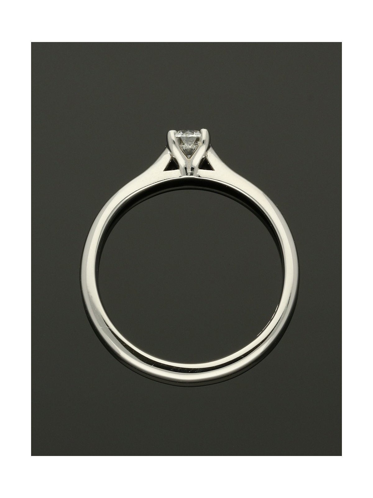 Diamond Solitaire Engagement Ring "The Catherine Collection" 0.25ct Round Brilliant Cut in Platinum