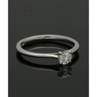 Diamond Solitaire Engagement Ring "The Catherine Collection" 0.33ct Round Brilliant Cut in Platinum