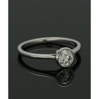 Diamond Solitaire Engagement Ring "The Diana Collection" Certificated 0.50ct Round Brilliant Cut in Platinum