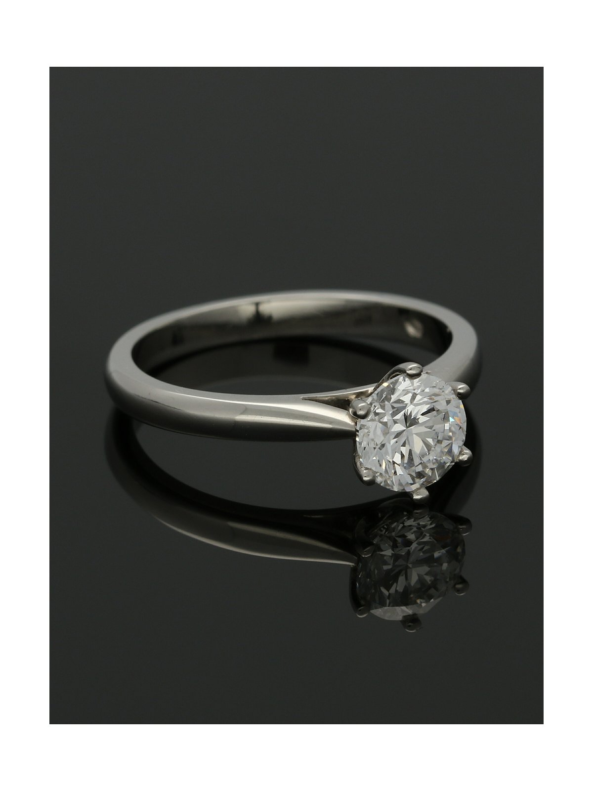 Diamond Solitaire Engagement Ring "The Beatrice Collection" 1.00ct Certificated Round Brilliant Cut in Platinum
