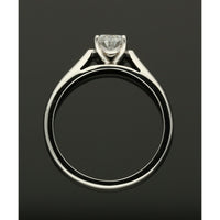 Diamond Solitaire Engagement Ring "The Isabella Collection" Certificated 0.70ct Oval Cut in Platinum