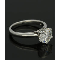 Diamond Solitaire Engagement Ring "The Beatrice Collection" 2.01ct Certificated Round Brilliant Cut in Platinum