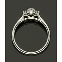 Diamond Cluster Ring 0.43ct Round Brilliant Cut in Platinum