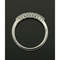 Diamond Five Stone Ring 0.67ct Round Brilliant Cut in Platinum