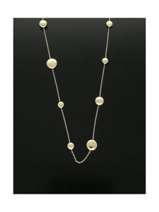 Beaded Necklace in 9ct Yellow Gold