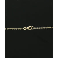 Ovular Bead Station Necklace in 9ct Yellow Gold