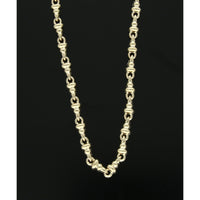 Spinning Top Link Necklace in 9ct Yellow Gold