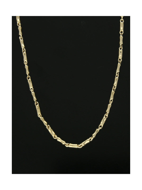 Bone Link Necklace in 9ct Yellow Gold