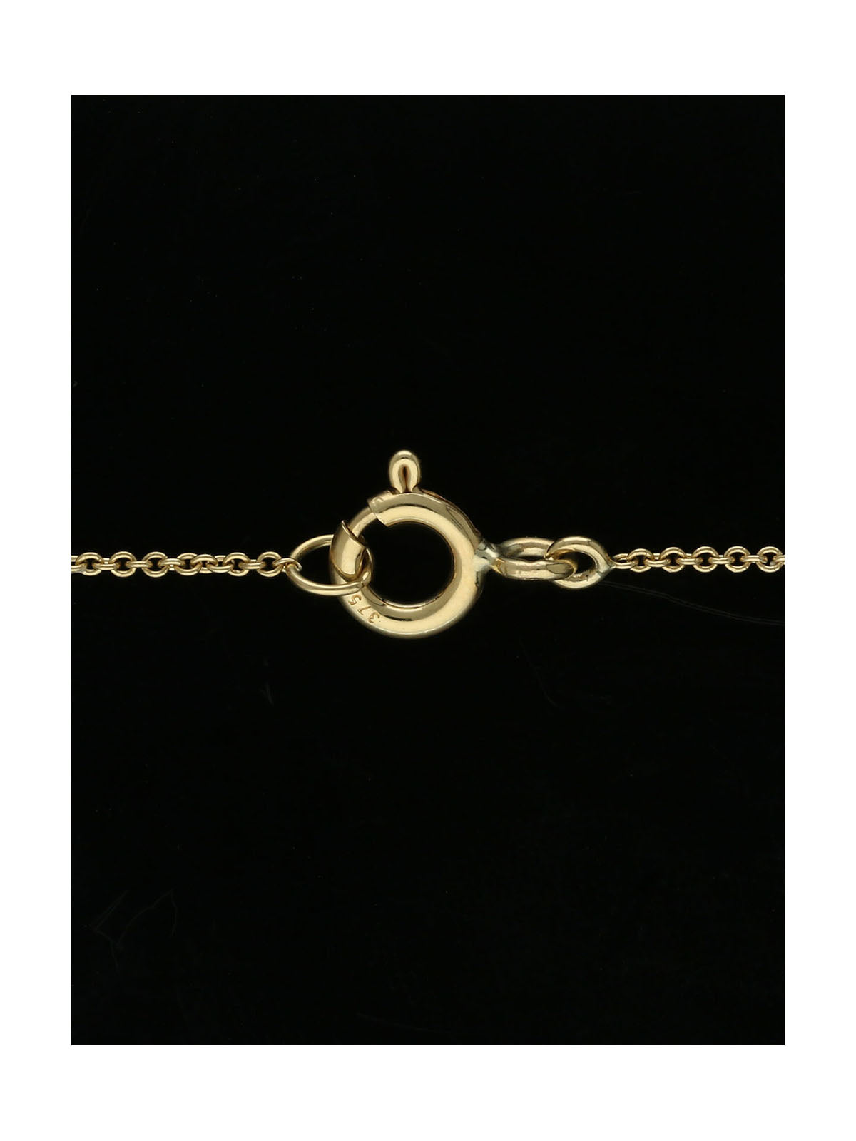 Diamond Pear Shape Pendant in 9ct Yellow Gold