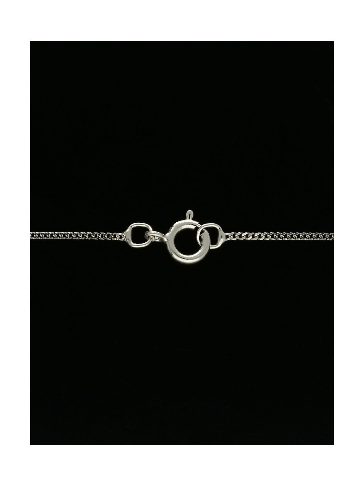 Diamond Round Brilliant Channel Set Letter 'L' Pendant Necklace in 9ct White Gold