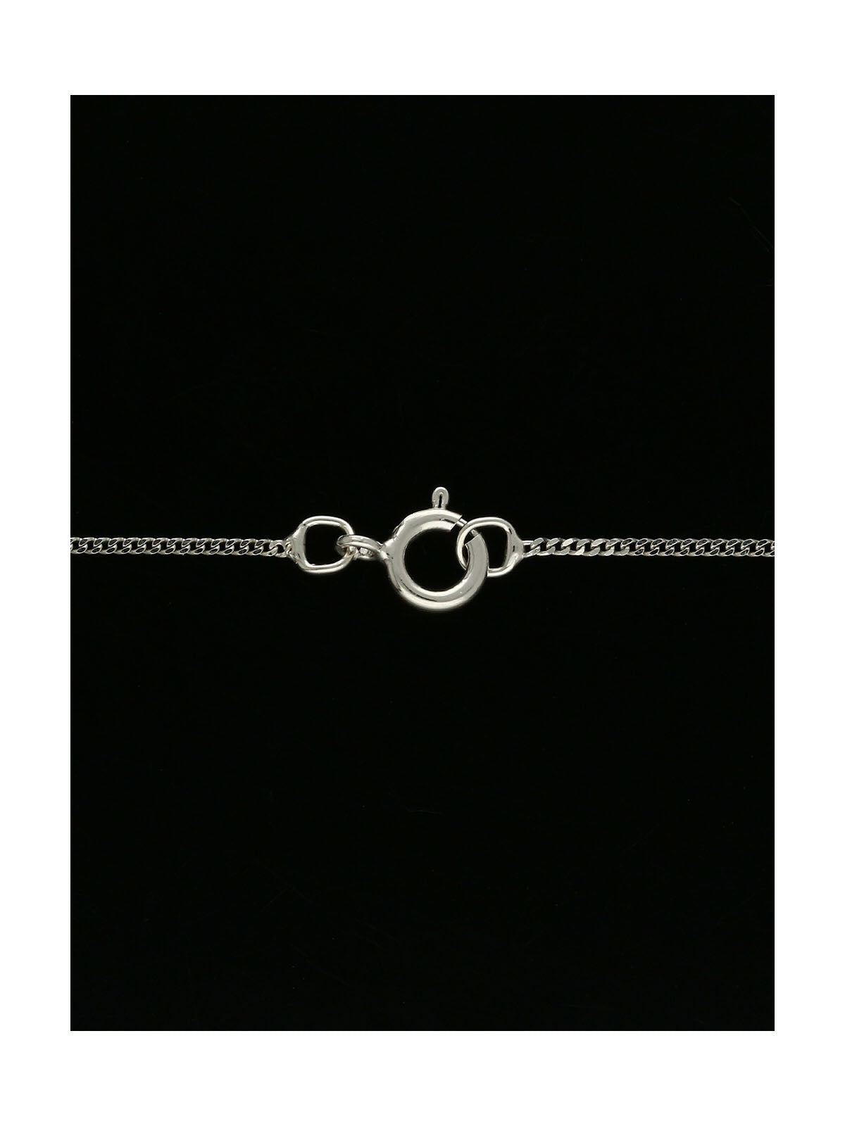 Diamond Round Brilliant Channel Set Letter 'S' Pendant Necklace in 9ct White Gold