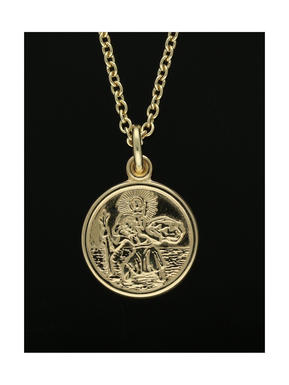 St Christopher in 9ct Yellow Gold