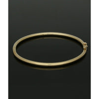Polished Solid Bangle in 9ct Yellow Gold